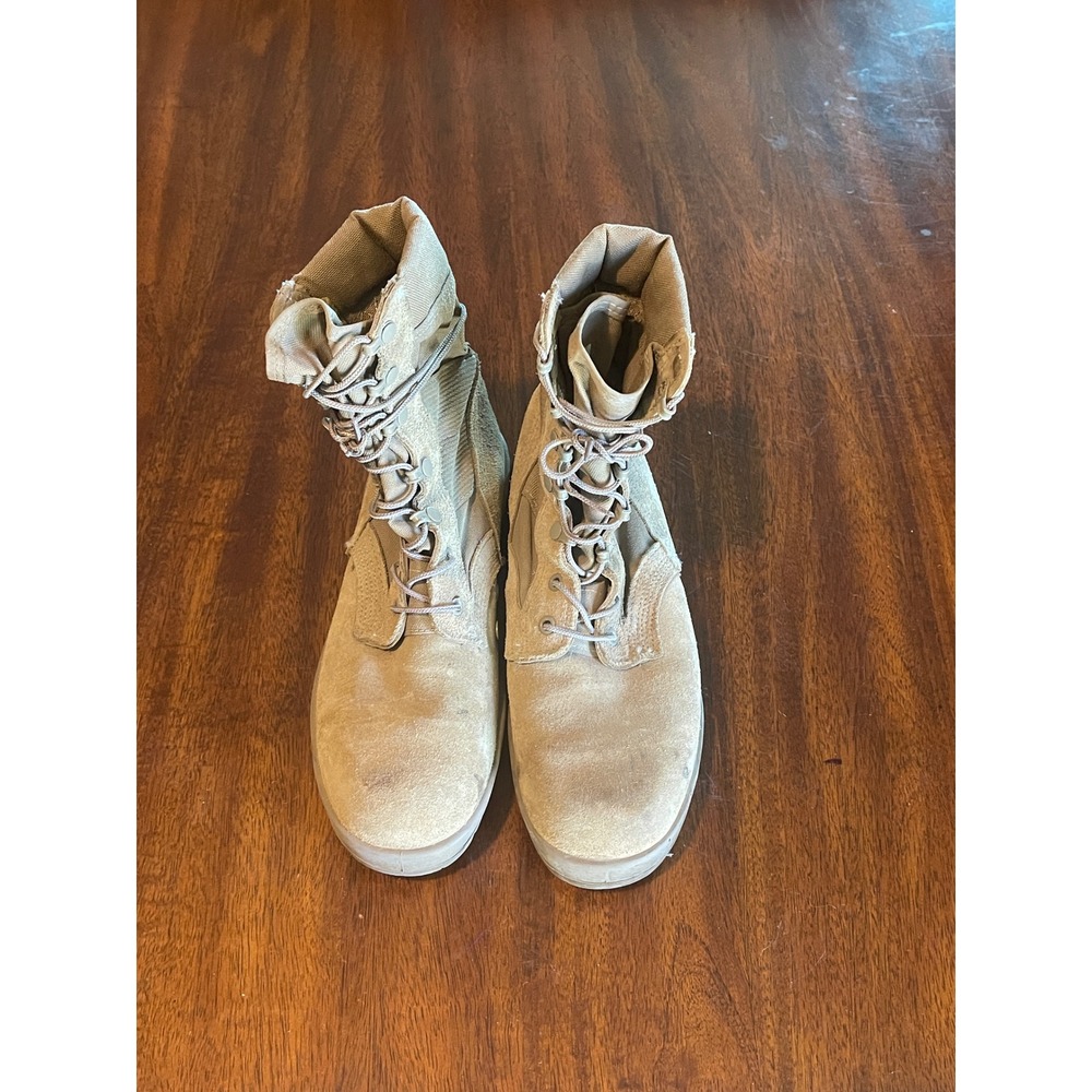 McRae Footwear Military Style Desert Tan Combat Boots‎ Mens Size 7W Vibram